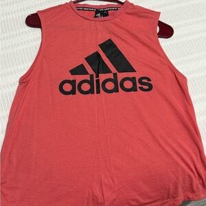 Adidas pink/red Sleeveless Top